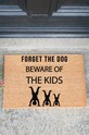 Artsy Doormats wycieraczka Quirky Collection TYPO.BEWAREKIDS beżowy AA00