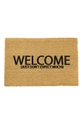 бежевый Коврик Artsy Doormats Welcome Collection Unisex