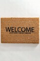 Salon i sypialnia Artsy Doormats wycieraczka Welcome Collection TYPO.DONTEXPECTMUCH beżowy