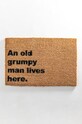 Living și dormitor Artsy Doormats pres Quirky Collection TYPO.GRUMPYMAN bej