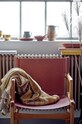 Obývací pokoj a ložnice Přehoz Bloomingville 82049963 žlutá