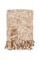 Bloomingville cuvertură de pat din bumbac maro 82057366