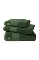 Μικρή βαμβακερή πετσέτα Lacoste 40 x 60 cm πράσινο