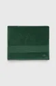 Μεγάλη βαμβακερή πετσέτα Lacoste 100 x 150 cm πράσινο