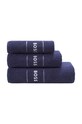 BOSS asciugamano piccolo in cotone 50 x 100 cm 1011472 blu navy AA00