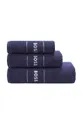 Μεγάλη βαμβακερή πετσέτα BOSS 100 x 150 cm σκούρο μπλε