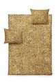 Σετ βαμβακερά κλινοσκεπάσματα Foonka Słoma 160x200 / 70x80 cm κίτρινο 160x200.70x80.S