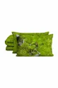 Σετ βαμβακερά κλινοσκεπάσματα Foonka Mech 160x200 / 70x80 cm πράσινο