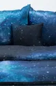Βαμβακερή μαξιλαροθήκη Foonka Niebo Północne 50x60 cm σκούρο μπλε