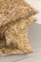 Salon i sypialnia Foonka poduszka ozdobna Słoma 40x40 cm C.40.S żółty