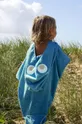 modra Otroška brisača za plažo SunnyLife Shark Tribe