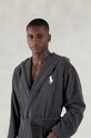 Ralph Lauren accappatoio in cotone Player 1007548 grigio AA00