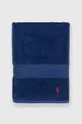 mornarsko modra Velika bombažna brisača Ralph Lauren Bath Sheet Player Unisex