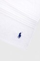 Ralph Lauren duży ręcznik bawełniany Bath Sheet Player 75 x 140 cm 838475 biały AA00
