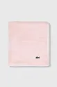 Βαμβακερή πετσέτα Lacoste 50 x 100 cm ροζ