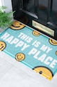Krpa Artsy Doormats Happy Place Doormat DMW.HAPPYPLACE.7040 pisana AA00