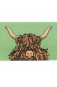 Otirač Artsy Doormats Highland Cow Door šarena DMW.HIGHLANDBROWN.7040
