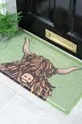 Artsy Doormats wycieraczka Highland Cow Door multicolor