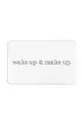 bijela Prostirka za kupaonicu Artsy Doormats Up & Make Up Unisex