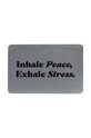 Килимок для ванної Artsy Doormats Inhale Peace Exhale сірий BATHG.INHALEPEACE