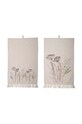 Bavlněná kuchyňská utěrka Bloomingville Bea 2-pack 82062071 béžová AA00