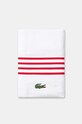 Lacoste ręcznik bawełniany L Courtline Rouge 70 x 140 cm 1044331 biały AA00