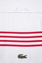 Łazienka Lacoste ręcznik bawełniany L Courtline Rouge 70 x 140 cm 1044331 biały