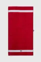 różowy Lacoste ręcznik bawełniany L Casual Rouge 70 x 140 cm Unisex