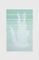 zielony Lacoste ręcznik plażowy L Ebastan Poivron 100 x 160 cm Unisex