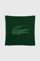 zielony Lacoste poszewka na poduszkę bawełniana L Reflet Vert 45 x 45 cm Unisex