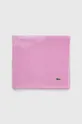 Βαμβακερή πετσέτα Lacoste L Sport Gelato 90 x 160 cm ροζ
