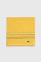 Бавовняний рушник Lacoste L Timeless Jaune 70 x 140 cm жовтий