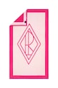 Ralph Lauren prosop de plaja Blair White / Maui Pink 100 x 170 cm 1023403 roz AA00