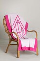 Ralph Lauren prosop de plaja Blair White / Maui Pink 100 x 170 cm 1023403 roz