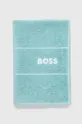 BOSS asciugamano con aggiunta di lana Plain Aruba Blue 40 x 60 cm turchese