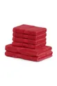 czerwony home & lifestyle zestaw ręczników Bamby 6-pack Unisex