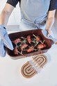 OYOY quanto da cucina Striped Denim pacco da 2 L301122 multicolore