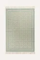 tyrkysová Bavlnený koberec Calma House Salermo 90 x 150 cm Unisex