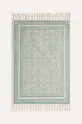 tyrkysová Bavlnený koberec Calma House Salermo 60 x 90 cm Unisex