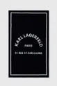 czarny Karl Lagerfeld ręcznik bawełniany Unisex
