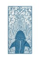 home & lifestyle prosop de plaja 90 x 180 cm albastru 5905364633626