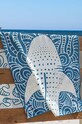 home & lifestyle ręcznik plażowy 90 x 180 cm 5905364633626 niebieski