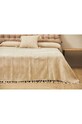 Calma House cuvertură de pat din bumbac Chicago 240 x 260 cm CHICAGO.240.CRU bej