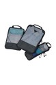 Лайфстайл Набір дорожніх чохлів TROIKA Packing Cubes 3-pack TRBBL56.BK чорний