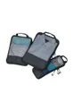 Home & Lifestyle Set potovalnih torb TROIKA Packing Cubes 3-pack TRBBL56.BK črna