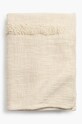 Calma House cuvertură de pat din bumbac Bagua 270 x 280 cm bej BAGUA.270.CRU