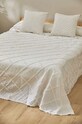 Всекидневна и спалня Памучно покривало Calma House Royal 180 x 260 cm ROYAL2.180.BCO бял