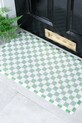 Artsy Doormats wycieraczka Green Check DMW.GREENCHECK.7040 multicolor AA00