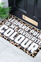 Artsy Doormats wycieraczka Brown Leopard 70x40 cm DMW.LEOPARDPRINTBROWN multicolor AA00