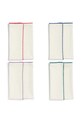 &k amsterdam set de servetele de bumbac zigzag 4-pack multicolor 6044.01